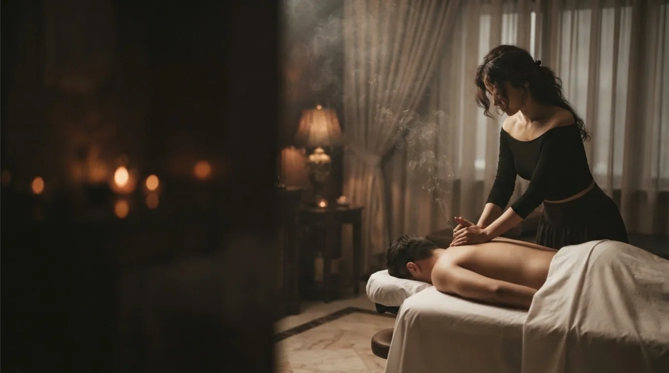 Editorial hotel-style massage scene accompanying the Nonhyeon 2-dong neighborhood day guide, view 3