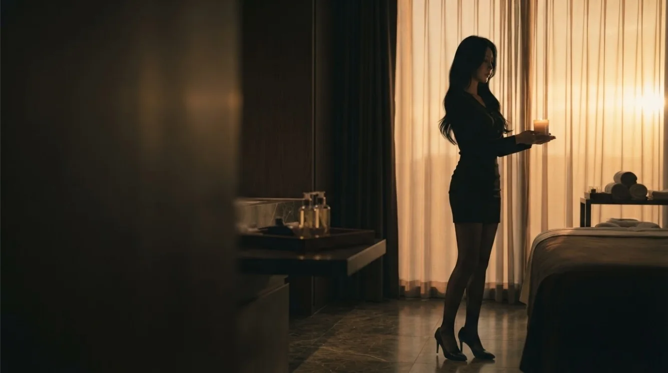Editorial hotel-style massage scene accompanying the Seocho 1-dong getting around guide, view 1