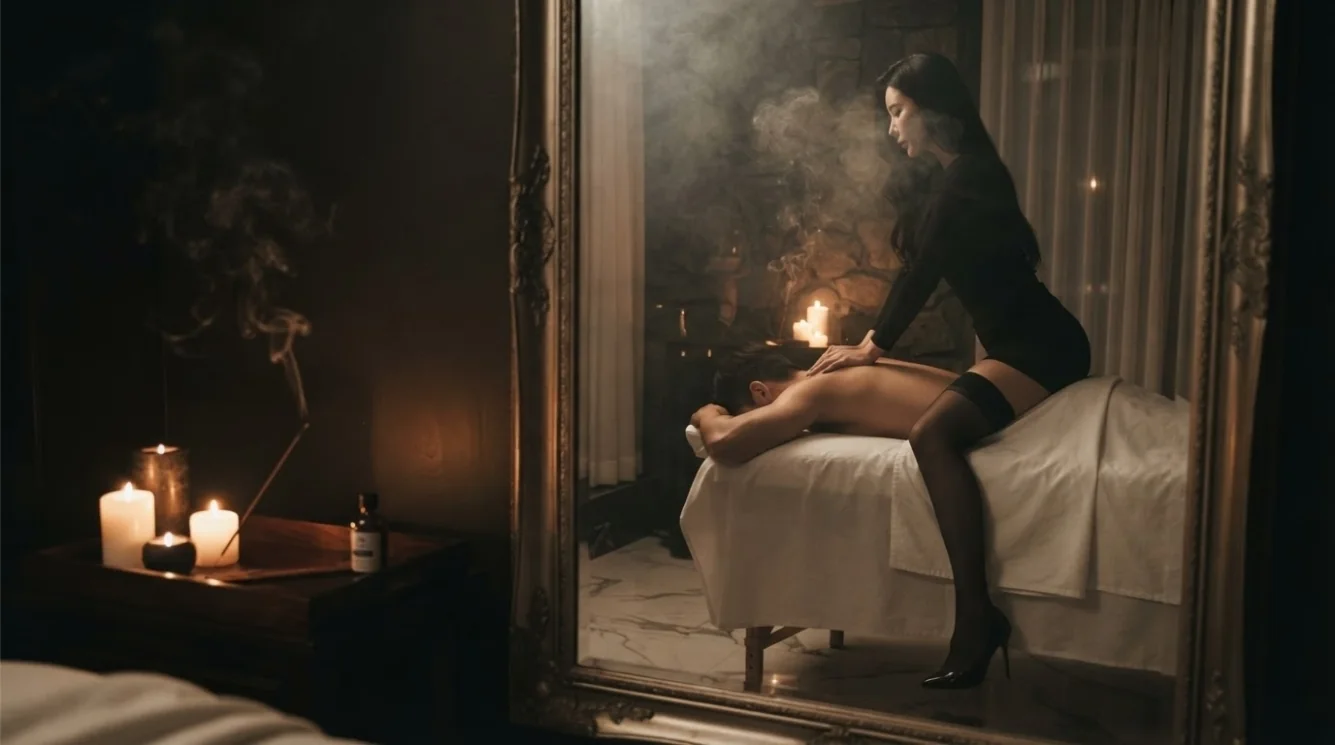 Editorial hotel-style massage scene accompanying the Seocho 2-dong getting around guide, view 1