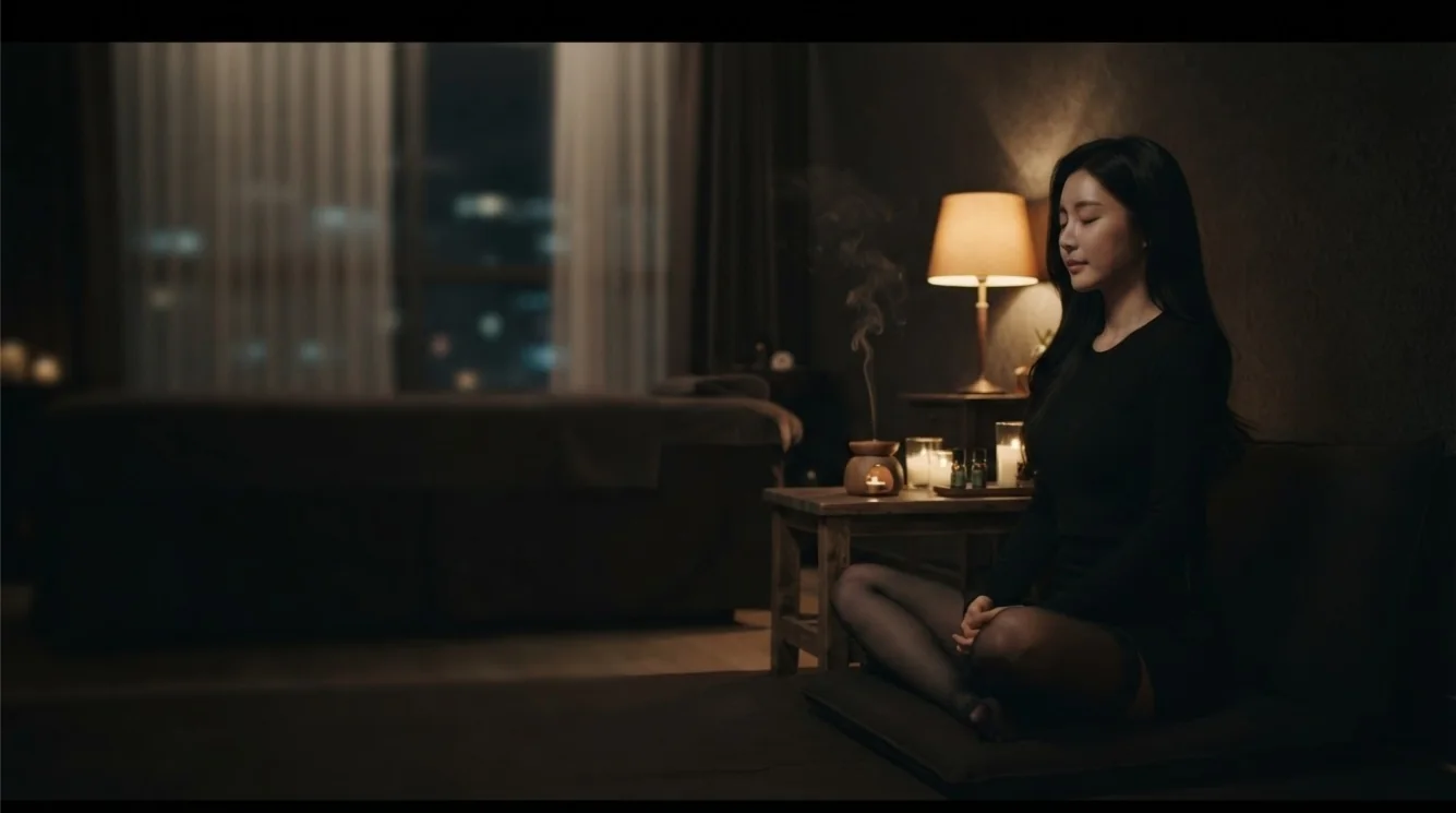 Editorial hotel-style massage scene accompanying the Anguk hotel arrival guide, view 1