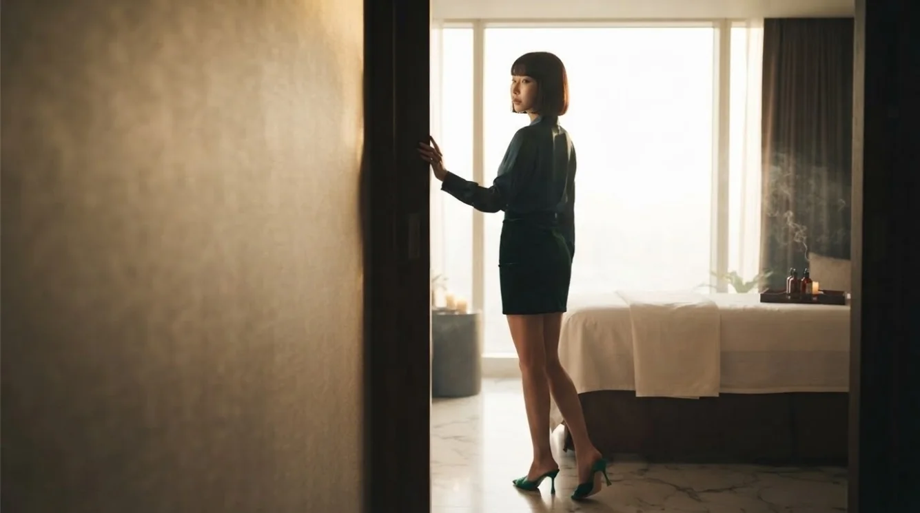 Editorial hotel-style massage scene accompanying the Bangbae 2-dong hotel visit checklist guide, view 3