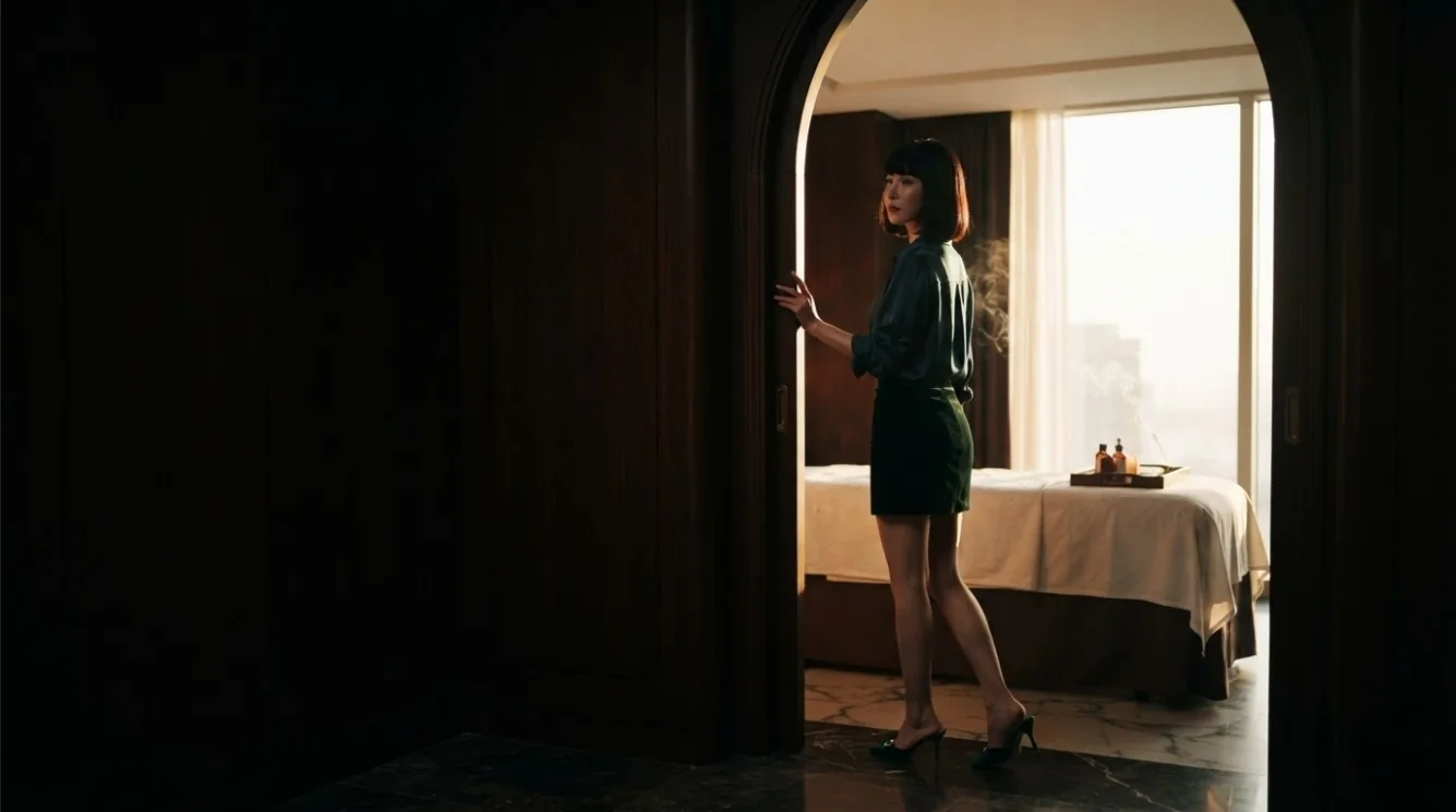 Editorial hotel-style massage scene accompanying the Segok-dong getting around guide, view 1