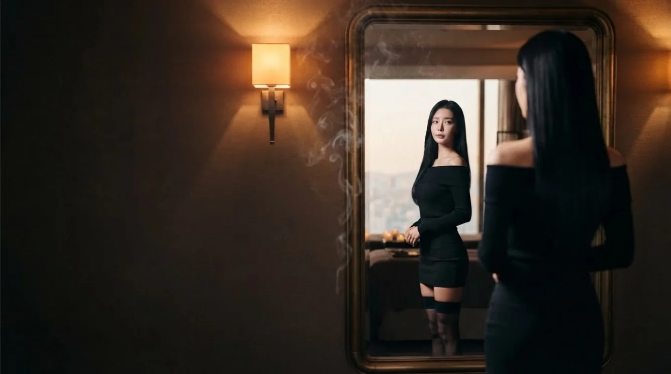 Editorial hotel-style massage scene accompanying the Daechi 2-dong hotel arrival guide, view 1