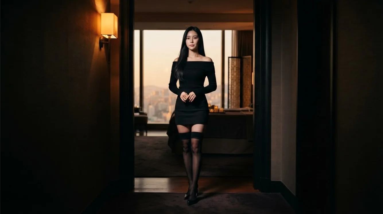 Editorial hotel-style massage scene accompanying the Jamwon-dong hotel arrival guide, view 3
